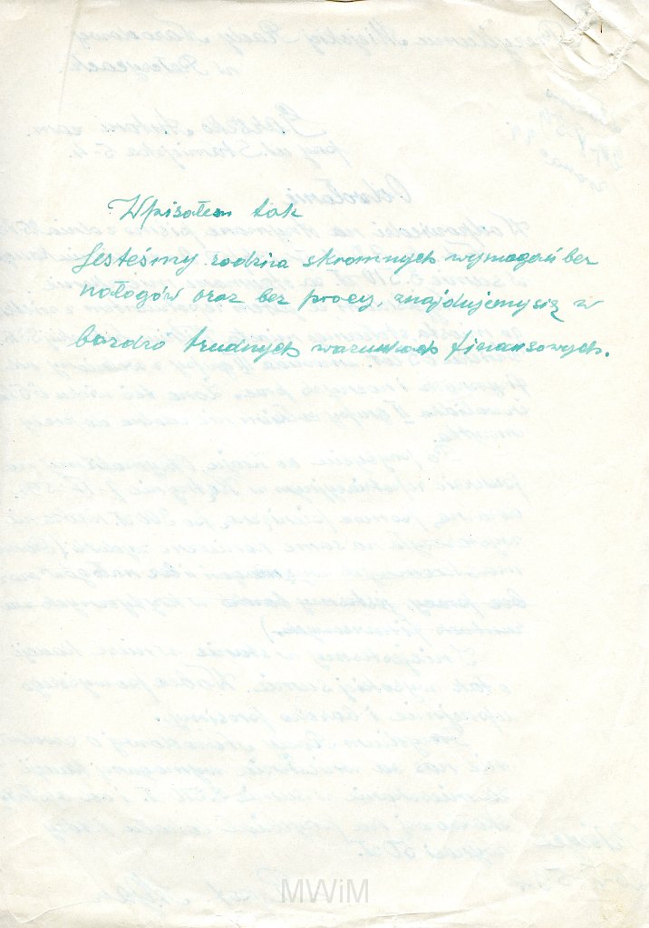 KKE 5873-2a.jpg - Dok. Przydział mieszkaniowy wystawiony przez Prezydium Miejskiej Rady Narodowej dla Antoniego Graszko, Pełczyce, 25 V 1959 r. oraz Odwołanie Anntoniego Graszko w sprawie wniesienia Kaucji za nowo przydzielne mieszkanie, Pełczyce, 29 V 1959 r.